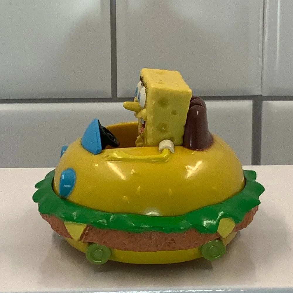 SpongeBob SquarePants Patty Wagon Burger Car Toy Figure 2015 Viacom DecoPac